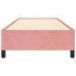 vidaXL Giroletto Rosa 90x190 cm in Velluto vidaXL Giroletto Rosa 90x190 cm in Velluto