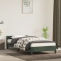 vidaXL Giroletto senza Materasso Verde Scuro 80x200 cm in Velluto vidaXL Giroletto senza Materasso Verde Scuro 80x200 cm in Velluto