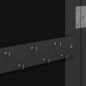 vidaXL Armadio Portagioie con Specchio a Muro Nero 37,5x10x106 cm vidaXL Armadio Portagioie con Specchio a Muro Nero 37,5x10x106 cm