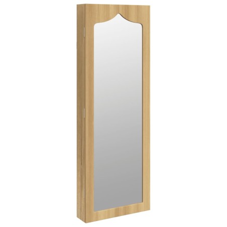 vidaXL Armadio Portagioie con Specchio a Muro 37,5x10x106 cm