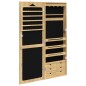 vidaXL Armadio Portagioie con Specchio a Muro 37,5x10x106 cm vidaXL Armadio Portagioie con Specchio a Muro 37,5x10x106 cm