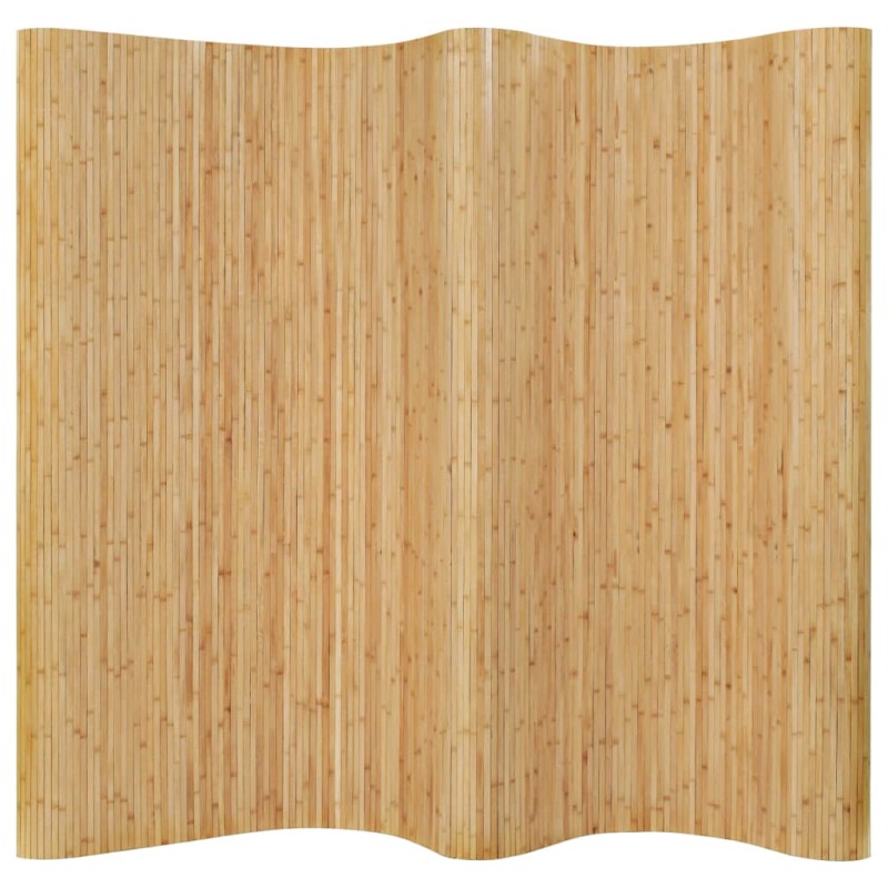 vidaXL Pannello Divisore per la Stanza in Bambù Naturale 250x165 cm vidaXL Pannello Divisore per la Stanza in Bambù Naturale 250x165 cm