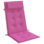 vidaXL Cuscini per Sedia con Schienale Alto 2pz Rosa in Tessuto Oxford vidaXL Cuscini per Sedia con Schienale Alto 2pz Rosa in Tessuto Oxford