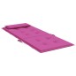 vidaXL Cuscini per Sedia con Schienale Alto 2pz Rosa in Tessuto Oxford vidaXL Cuscini per Sedia con Schienale Alto 2pz Rosa in Tessuto Oxford