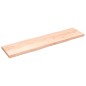 vidaXL Piano per Tavolo 200x50x6 cm in Rovere Non Trattato Bordi Vivi