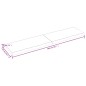 vidaXL Piano per Tavolo 200x50x6 cm in Rovere Non Trattato Bordi Vivi