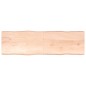 vidaXL Piano per Tavolo 200x60x6 cm in Rovere Non Trattato Bordi Vivi