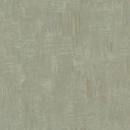 Topchic Carta da Parati Scratched Look Grigio e Verde Metallizzato