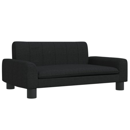 vidaXL Lettino per Cani Nero 70x45x30 cm in Tessuto