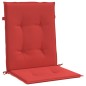 vidaXL Cuscini per Sedia da Giardino 6 pz Rossi 100x50x3 cm in Tessuto