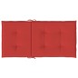vidaXL Cuscini per Sedia da Giardino 6 pz Rossi 100x50x3 cm in Tessuto
