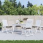 vidaXL Cuscini per Sedia 4 pz Tortora 50x50x7 cm Tessuto Oxford