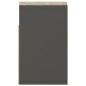 vidaXL Panca Portascarpe con Cuscino Grigio 104x30x49 cm in Truciolato vidaXL Panca Portascarpe con Cuscino Grigio 104x30x49 cm in Truciolato