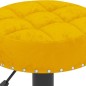  vidaXL Sgabelli da Bar 2 pz Giallo Senape in Velluto