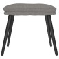 vidaXL Poggiapiedi Grigio Chiaro 45x29,5x35 cm in Tessuto vidaXL Poggiapiedi Grigio Chiaro 45x29,5x35 cm in Tessuto
