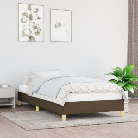 vidaXL Giroletto Grigio Marrone 100x200 cm in Tessuto