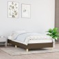 vidaXL Giroletto Grigio Marrone 100x200 cm in Tessuto vidaXL Giroletto Grigio Marrone 100x200 cm in Tessuto