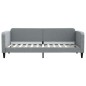 vidaXL Letto da Giorno Grigio Chiaro 80x200 cm in Tessuto vidaXL Letto da Giorno Grigio Chiaro 80x200 cm in Tessuto
