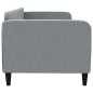 vidaXL Letto da Giorno Grigio Chiaro 80x200 cm in Tessuto vidaXL Letto da Giorno Grigio Chiaro 80x200 cm in Tessuto
