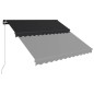 Tenda da Sole Retrattile Manuale 350x250 cm Antracite Tenda da Sole Retrattile Manuale 350x250 cm Antracite
