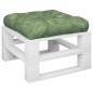 vidaXL Cuscino per Pallet Motivo a Foglie 60x61,5x10 cm Tessuto Oxford