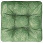 vidaXL Cuscino per Pallet Motivo a Foglie 60x61,5x10 cm Tessuto Oxford