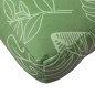 vidaXL Cuscino per Pallet Motivo a Foglie 60x61,5x10 cm Tessuto Oxford