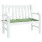 vidaXL Cuscino per Panca a Foglie 100x50x3 cm in Tessuto Oxford
