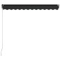 Tenda da Sole Retrattile Manuale 350x250 cm Antracite Tenda da Sole Retrattile Manuale 350x250 cm Antracite