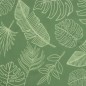 vidaXL Cuscino per Panca a Foglie 100x50x3 cm in Tessuto Oxford