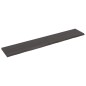 vidaXL Ripiano Muro Grigio Scuro 220x40x4 cm Massello Rovere Trattato vidaXL Ripiano Muro Grigio Scuro 220x40x4 cm Massello Rovere Trattato