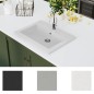 vidaXL Lavandino in Granito 600x450x120 mm Bianco vidaXL Lavandino in Granito 600x450x120 mm Bianco