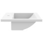 vidaXL Lavandino in Granito 600x450x120 mm Bianco vidaXL Lavandino in Granito 600x450x120 mm Bianco