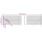 vidaXL Recinzione a Rete Argento 2x10 m vidaXL Recinzione a Rete Argento 2x10 m