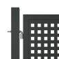 vidaXL Cancello Giardino Antracite 400x150 cm in Acciaio vidaXL Cancello Giardino Antracite 400x150 cm in Acciaio