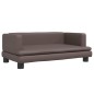 vidaXL Lettino per Cani Marrone 80x45x30 cm in Similpelle vidaXL Lettino per Cani Marrone 80x45x30 cm in Similpelle
