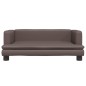 vidaXL Lettino per Cani Marrone 80x45x30 cm in Similpelle vidaXL Lettino per Cani Marrone 80x45x30 cm in Similpelle