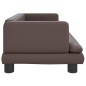 vidaXL Lettino per Cani Marrone 80x45x30 cm in Similpelle vidaXL Lettino per Cani Marrone 80x45x30 cm in Similpelle