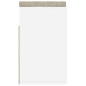 vidaXL Scarpiera con Cuscino Bianco e Rovere 104x30x49cm in Truciolato vidaXL Scarpiera con Cuscino Bianco e Rovere 104x30x49cm in Truciolato