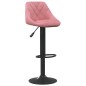 vidaXL Sgabelli da Bar 2 pz Rosa in Velluto vidaXL Sgabelli da Bar 2 pz Rosa in Velluto