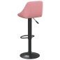 vidaXL Sgabelli da Bar 2 pz Rosa in Velluto vidaXL Sgabelli da Bar 2 pz Rosa in Velluto