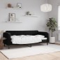 vidaXL Letto da Giorno Nero 80x200 cm in Velluto vidaXL Letto da Giorno Nero 80x200 cm in Velluto
