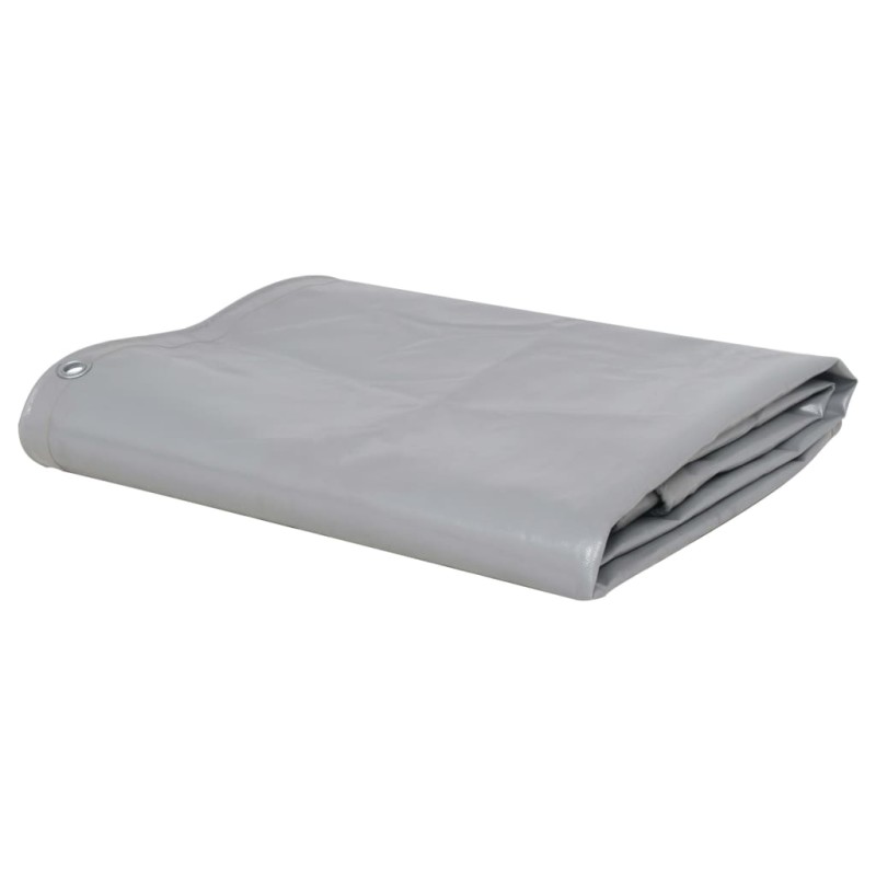 vidaXL Telone 650 g/m² 3,5x5 m Grigio vidaXL Telone 650 g/m² 3,5x5 m Grigio