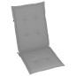vidaXL Sedie da Giardino Reclinabili 4 pz con Cuscini Massello Acacia vidaXL Sedie da Giardino Reclinabili 4 pz con Cuscini Massello Acacia