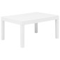 vidaXL Set Salotto da Giardino 3 pz in Plastica Bianco vidaXL Set Salotto da Giardino 3 pz in Plastica Bianco