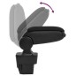 vidaXL Bracciolo per Auto Nero 13x34x(33-46) cm in ABS vidaXL Bracciolo per Auto Nero 13x34x(33-46) cm in ABS