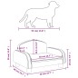 vidaXL Lettino per Cani Crema 50x40x30 cm in Similpelle vidaXL Lettino per Cani Crema 50x40x30 cm in Similpelle
