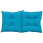 vidaXL Cuscini per Sedia da Giardino 4 pz Blu 100x50x7 cm Tessuto vidaXL Cuscini per Sedia da Giardino 4 pz Blu 100x50x7 cm Tessuto