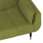 vidaXL Divano Letto a 2 Posti con 2 Cuscini Verde Chiaro in Velluto vidaXL Divano Letto a 2 Posti con 2 Cuscini Verde Chiaro in Velluto