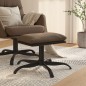 vidaXL Poggiapiedi Marrone 60x60x36 cm in Tessuto e Similpelle vidaXL Poggiapiedi Marrone 60x60x36 cm in Tessuto e Similpelle